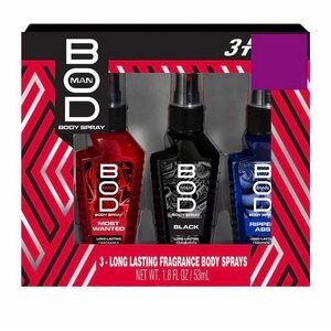 Body Spray Set - Red, Black, Blue